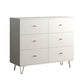 Modern Accent Chest Rectangle Accent Cabinet with Drawers in White Clearhalo 'Cabinets & Chests' 'cabinets_chests' 'furn' 'furn_cabinets_chests' 'Furniture' 'Living Room Furniture' 1200x1200_f246ffa8-f17e-4806-af06-a014b9b2325a
