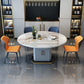 Modern Stone Dining Table with Storage Table for Dining Room