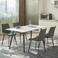 Metal Industrial Rectangle Dining Table Sintered Stone Top Table for Dining Room Clearhalo ' dining_table' 'Dining Tables & Seating' 'Dining Tables' 'furn' 'furn_dining_table' 'Furniture' 'furniture_dining_table' 'Kitchen & Dining Furniture' 'kitchen&dining_furn' 'kitchen' 'kitchen_dining_table' 1200x1200_f24c5c1a-7995-4714-a9a9-dadca9df9a79
