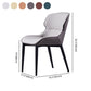 Industrial Indoor Arm Chair Wingback Metal Upholstered Dining Room Chair (Set of 2) Clearhalo ' kitchen&dining_furn' 'Dining Chairs' 'Dining Tables & Seating' 'dining_chair' 'furn' 'furn_dining_chair' 'Furniture' 'furniture_dining_chair' 'Kitchen & Dining Furniture' 'kitchen' 1200x1200_f24d4412-e1ac-44df-b21f-332671170de6