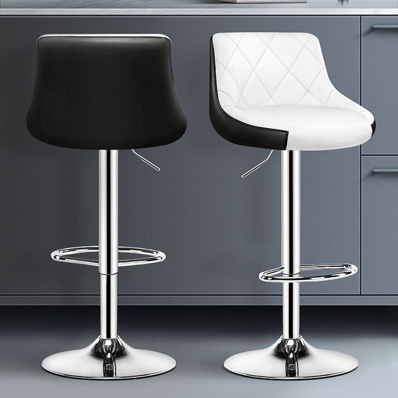 Indoor Rotating Lifting Barstool Nordic Leather Cushion Bar Stool Clearhalo 'Bar Furniture' 'Bar Stools' 'bar_stools' 'furniture_bar_stools' 'Kitchen & Dining Furniture' 'kitchen&dining_furn' 'kitchen' 'kitchen_furn' Furniture' 1200x1200_f24d74ae-d714-4508-87ed-b1192e8b22ff