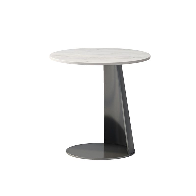 Table accent côté piédestal moderne de 19,69 "de haut de haut