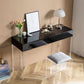 Contemporary 2 Drawers Make-up Vanity Acrylic Makeup Vanity Desk Table