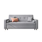 35.43"H Linen/Faux Leather Convertible Sleeper Square Arm Tufted Sofa Clearhalo 'furn' 'furn_sofas' 'Furniture' 'furniture_sofas' 'kitchen' 'kitchen_sofas' 'Living Room Furniture' 'Sofa' 'sofas' 1200x1200_f25265d3-2176-40d5-b7a8-d62b2113cc54