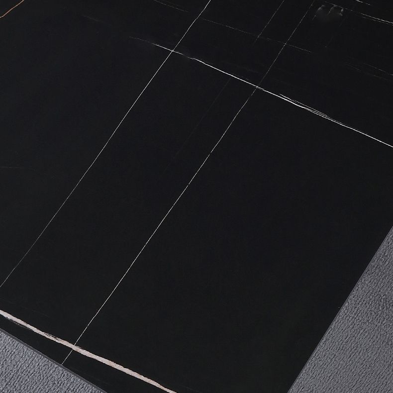 Rectangle 4 Legs Industrial Table Sintered Stone Fixed Table for Kitchen Clearhalo ' dining_table' 'Dining Tables & Seating' 'Dining Tables' 'furn' 'furn_dining_table' 'Furniture' 'furniture_dining_table' 'Kitchen & Dining Furniture' 'kitchen&dining_furn' 'kitchen' 'kitchen_dining_table' 1200x1200_f2549bb7-1a7c-4a0f-b0b2-4119d8c3d184