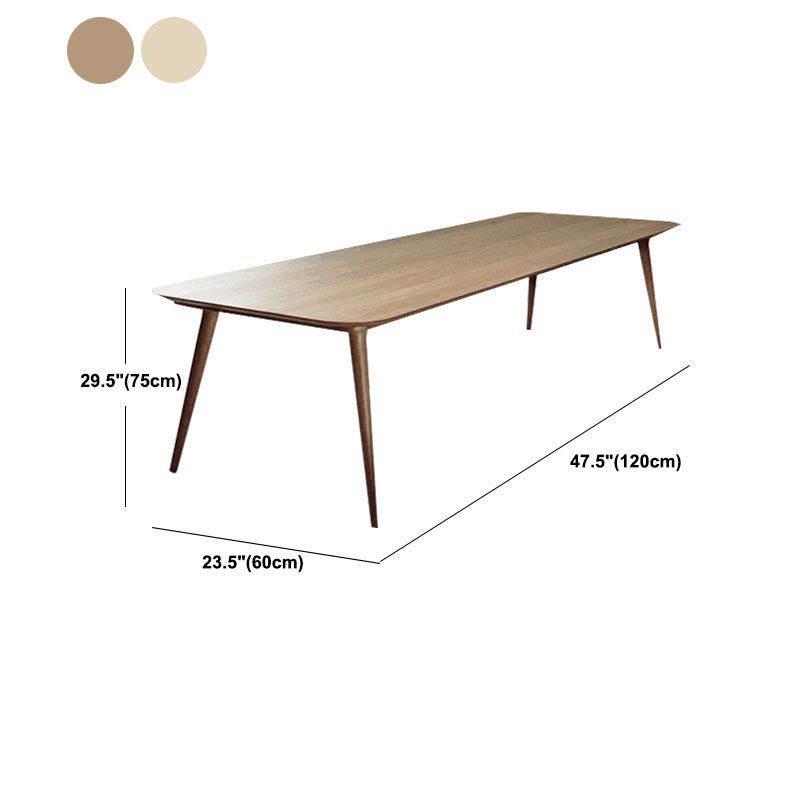 ダイニングルーム用のモダンな苦しめられた木製オフィスデスクの錆びたぎテーブル