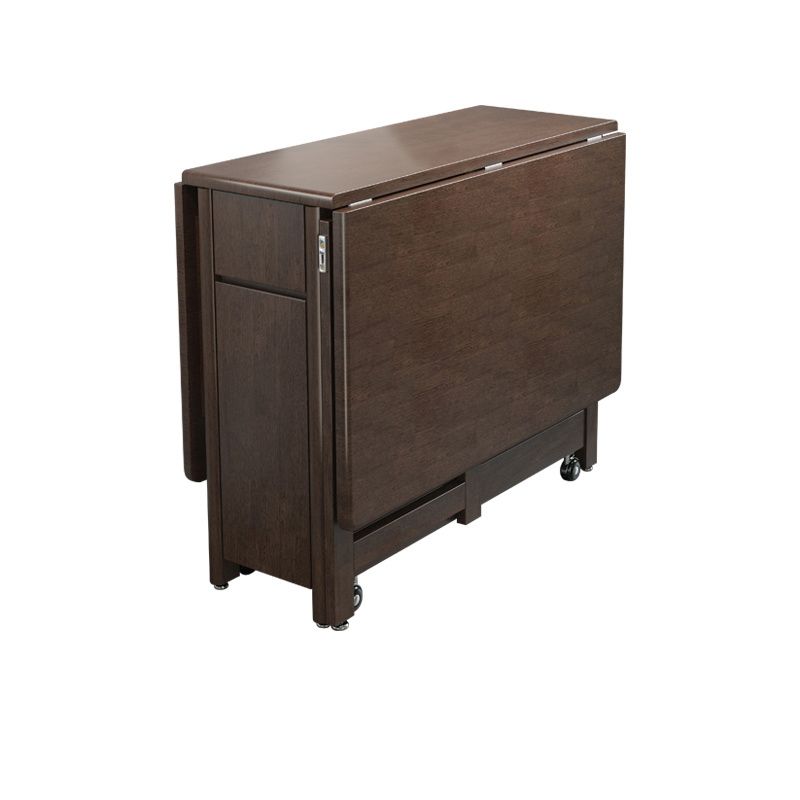 Modern Dining Set 1/2 Pcs Solid Wood Dining Table with Drop Leaf Clearhalo 'Dining Room Sets' 'Dining Tables & Seating' 'dining_room_set' 'furn' 'furn_dining_room_set' 'Furniture' 'Kitchen & Dining Furniture' 1200x1200_f25c760e-f467-4dee-b84d-f4b2b0783704