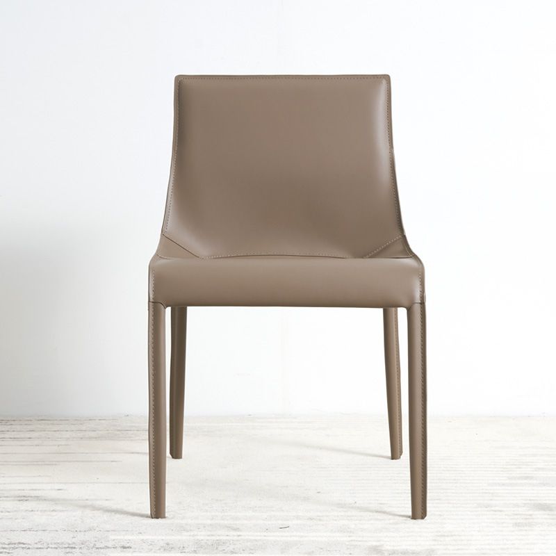 Modern Dining Chairs Armless Chairs for Kitchen with Metal Legs Clearhalo 'Dining Chairs' 'Dining Tables & Seating' 'dining_chair' 'furn' 'furn_dining_chair' 'Furniture' 'furniture_dining_chair' 'Kitchen & Dining Furniture' 1200x1200_f25fb830-9852-474b-b7b0-cdb2dc886bfb