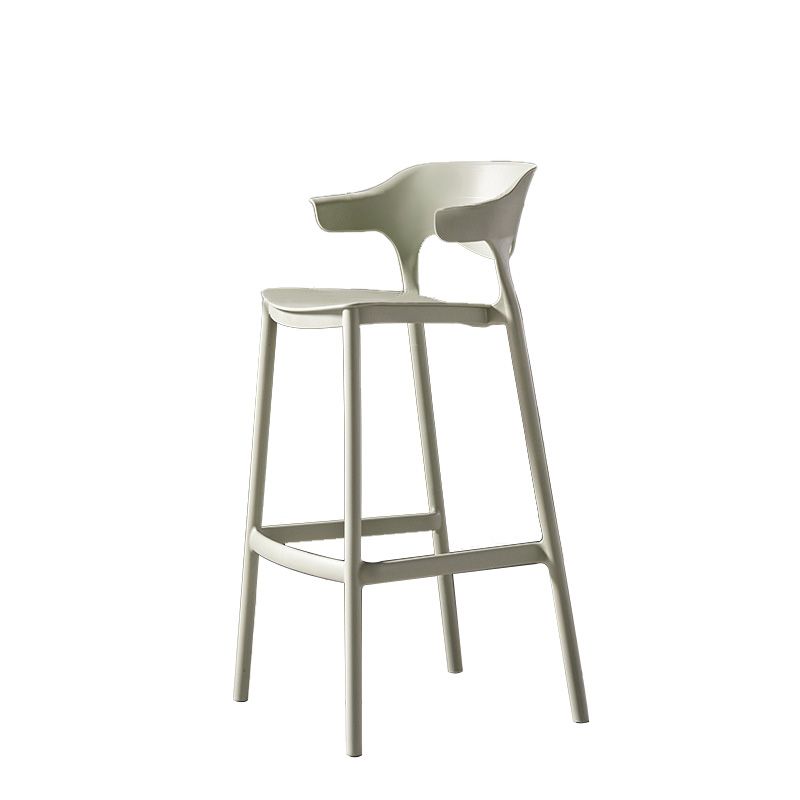 Industrial Low Back Counter Stool Plastic Counter Height Stools for Home Use Clearhalo 'Bar Furniture' 'Bar Stools' 'bar_stools' 'furn' 'furn_bar_stools' 'Furniture' 'Kitchen & Dining Furniture' 1200x1200_f25fcabd-9c62-48cb-a062-3a077bbfe275