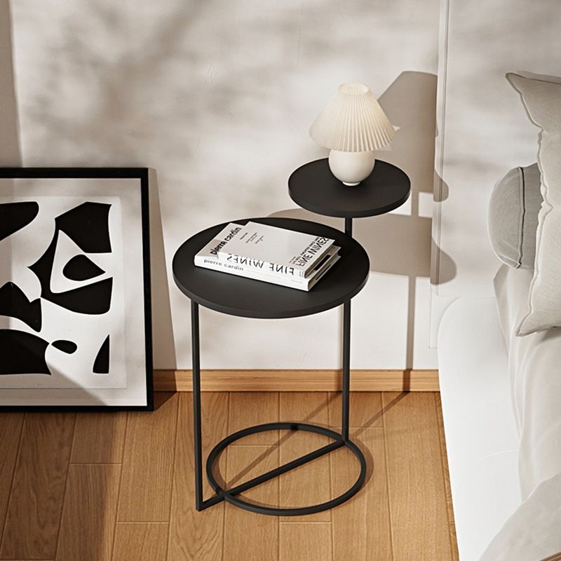 Metal Bedside Gabinet Industrial Style Accent Mesa Nightsand para dormitorio