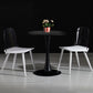 Scandinavian Plastic Dining Chairs Armless Low Back Dining Side Chair