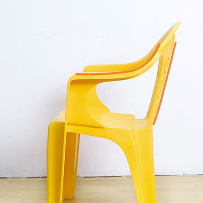 Contemporary Style Plastic Dining Chair Dining Arm Side Chair for Kitchen Clearhalo ' kitchen&dining_furn' 'Dining Chairs' 'Dining Tables & Seating' 'dining_chair' 'furn' 'furn_dining_chair' 'Furniture' 'furniture_dining_chair' 'Kitchen & Dining Furniture' 'kitchen' 1200x1200_f26451c6-e14f-4c6e-bc6f-00742ab9a303