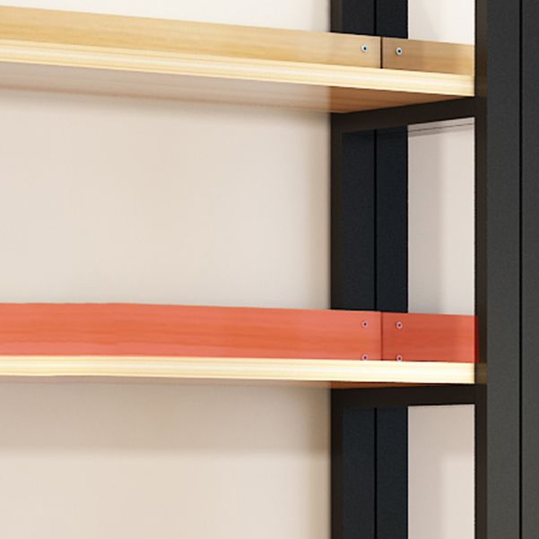 Modern Etagere Mental Bookcase Open Back Bookshelf for Balcony and Living Room Clearhalo 'Bookcases' 'furn' 'furn_bookcases' 'Furniture' 'Office Furniture' 1200x1200_f2677aa1-748b-44c0-8477-83618254e8d2