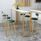 Faux Marble Pub Table Set Modern 1/7 Pieces Bar Stool and Table Set Clearhalo 'Bar Furniture' 'furn' 'furn_home_bar_bar_sets' 'Furniture' 'Home Bars & Bar Sets' 'home_bar_bar_sets' 'Kitchen & Dining Furniture' 1200x1200_f26c0d9c-50dd-4db2-bd14-e0f6acac1b0d