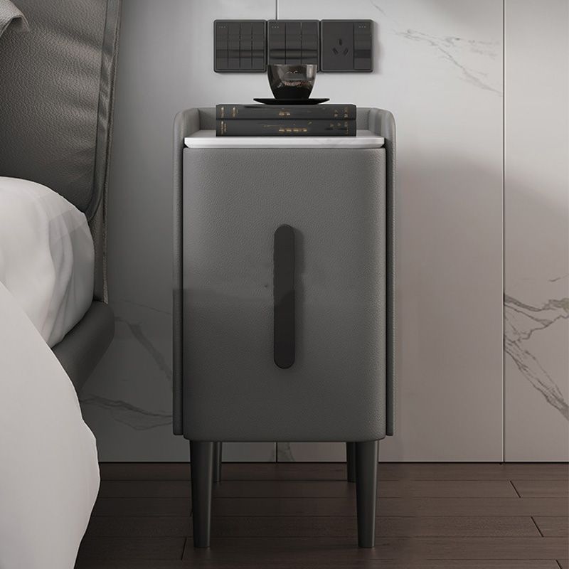 Tableuse de chevet de lit en pierre classique armoire de chevet moderne avec tiroirs