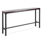 Solid Wood Bar Dining Table Industrial Bar Table with Trestle Base in Black Clearhalo 'Bar Furniture' 'Bar Tables' 'bar_tables' 'furn' 'furn_bar_tables' 'Furniture' 'furniture_bar_tables' 'Kitchen & Dining Furniture' 1200x1200_f2710966-b5cf-4f74-98d1-85276c288d26