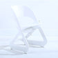 Contemporary Plastic Dining Armless Chair Kitchen Open Back Chair for Home