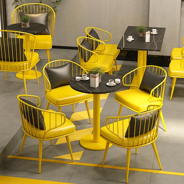Industrial Style Dining Room Collection Stone Dining Site Table for Dining Room Clearhalo ' dining_table' 'Dining Tables & Seating' 'Dining Tables' 'furn' 'furn_dining_table' 'Furniture' 'furniture_dining_table' 'Kitchen & Dining Furniture' 'kitchen&dining_furn' 'kitchen' 'kitchen_dining_table' 1200x1200_f272ae0f-37d6-4ddb-9f22-0d8b93f3accf