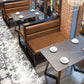 Industrial Style Dinner Table Rectangle Table with Black Frame for Dining Room Clearhalo ' dining_table' 'Dining Tables & Seating' 'Dining Tables' 'furn' 'furn_dining_table' 'Furniture' 'furniture_dining_table' 'Kitchen & Dining Furniture' 'kitchen&dining_furn' 'kitchen' 'kitchen_dining_table' 1200x1200_f275c5c9-0bc2-4f75-8065-b4b4a17fc743