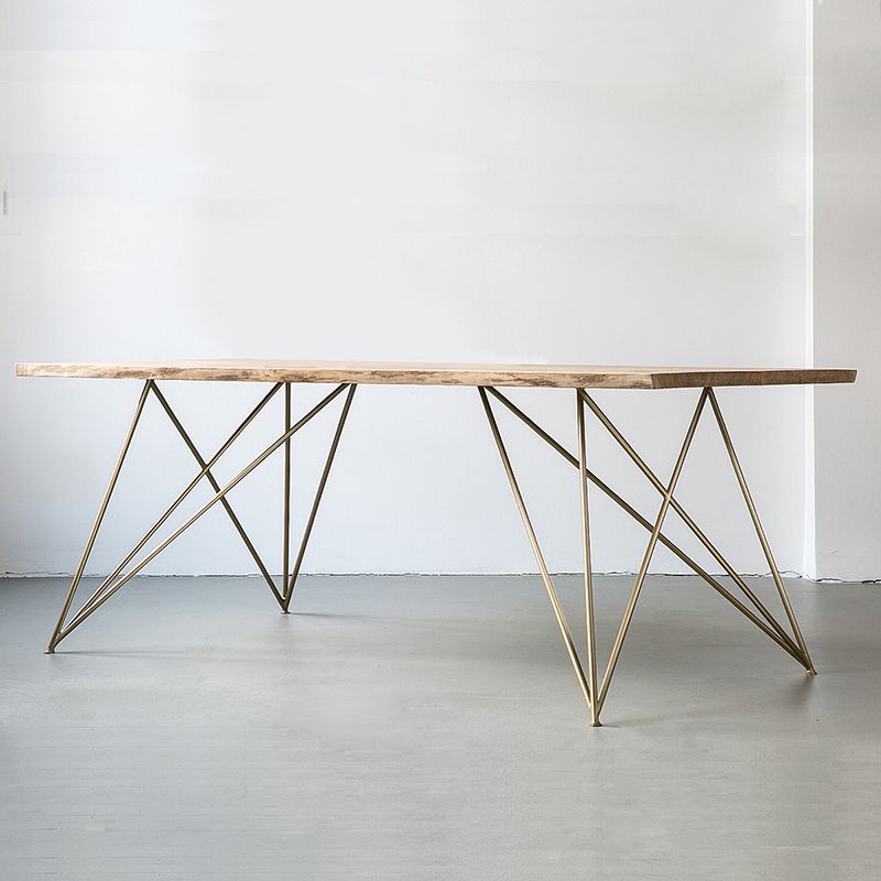 Traditional Luxury Rectangle Dining Room Table Solid Wood Table with 4 Legs Clearhalo ' dining_table' 'Dining Tables & Seating' 'Dining Tables' 'furn' 'furn_dining_table' 'Furniture' 'furniture_dining_table' 'Kitchen & Dining Furniture' 'kitchen&dining_furn' 'kitchen' 'kitchen_dining_table' 1200x1200_f275f91c-027e-4dbd-8828-de29d719d62f