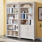 Closed Back Modern Bookcase Standard White Wooden Bookshelf with Shelves Clearhalo 'Bookcases' 'furn' 'furn_bookcases' 'Furniture' 'Office Furniture' 1200x1200_f2760aba-e87a-4ce7-90f4-6a755f0ef7a7