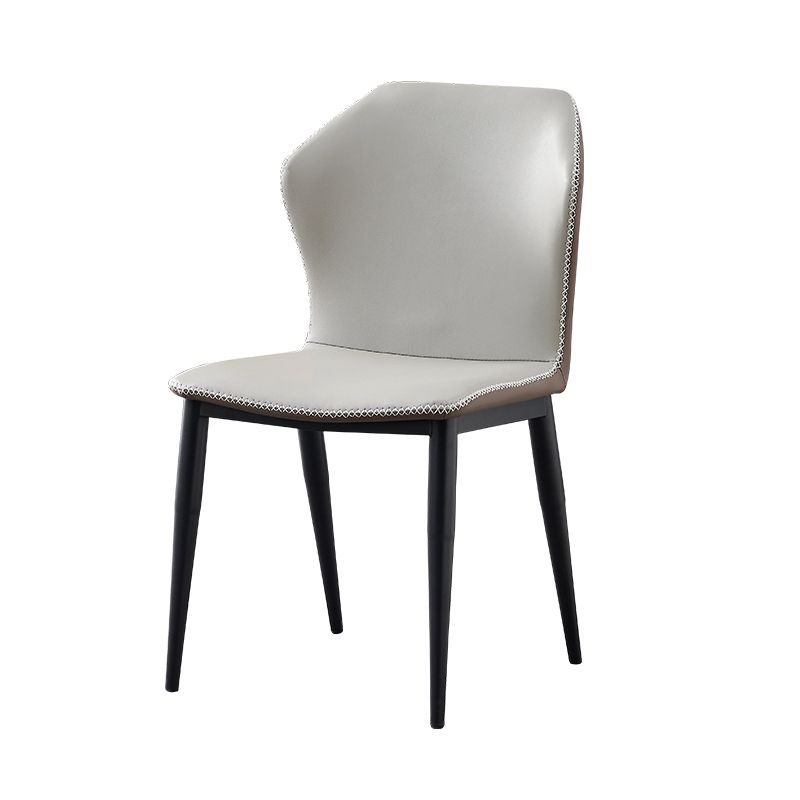 Industrial Metal Dining Chair Armless Dining Room Wingback Dining Chair (Set of 2) Clearhalo ' kitchen&dining_furn' 'Dining Chairs' 'Dining Tables & Seating' 'dining_chair' 'furn' 'furn_dining_chair' 'Furniture' 'furniture_dining_chair' 'Kitchen & Dining Furniture' 'kitchen' 1200x1200_f27702f0-73a5-4263-803e-b764257c45d1