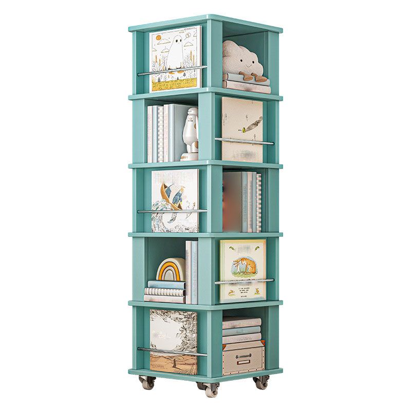 Engineered Wood Standard Bookcase Closed Back Scandinavian Bookshelf Clearhalo 'Bookcases' 'furn' 'furn_bookcases' 'Furniture' 'Office Furniture' 1200x1200_f277046b-ede9-4b1d-befa-3428b9f69065