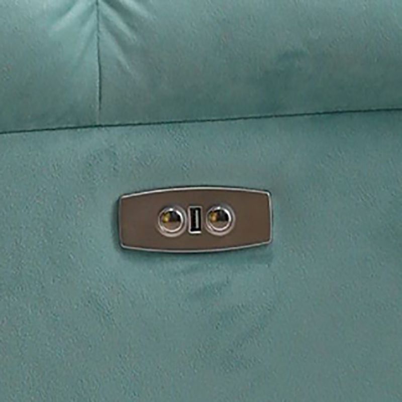 Velvet Gray Recliner Solid Color Recliner Chair 41.33 Inch Wide Clearhalo 'Chairs & Seating' 'furn' 'furn_recliners' 'Furniture' 'Living Room Furniture' 'Recliners' 1200x1200_f278d579-b73d-4549-bed2-7cf43d3b9f68