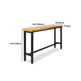 Tavolo da bar in legno a pino a pino a pino a pino in legno a pino.