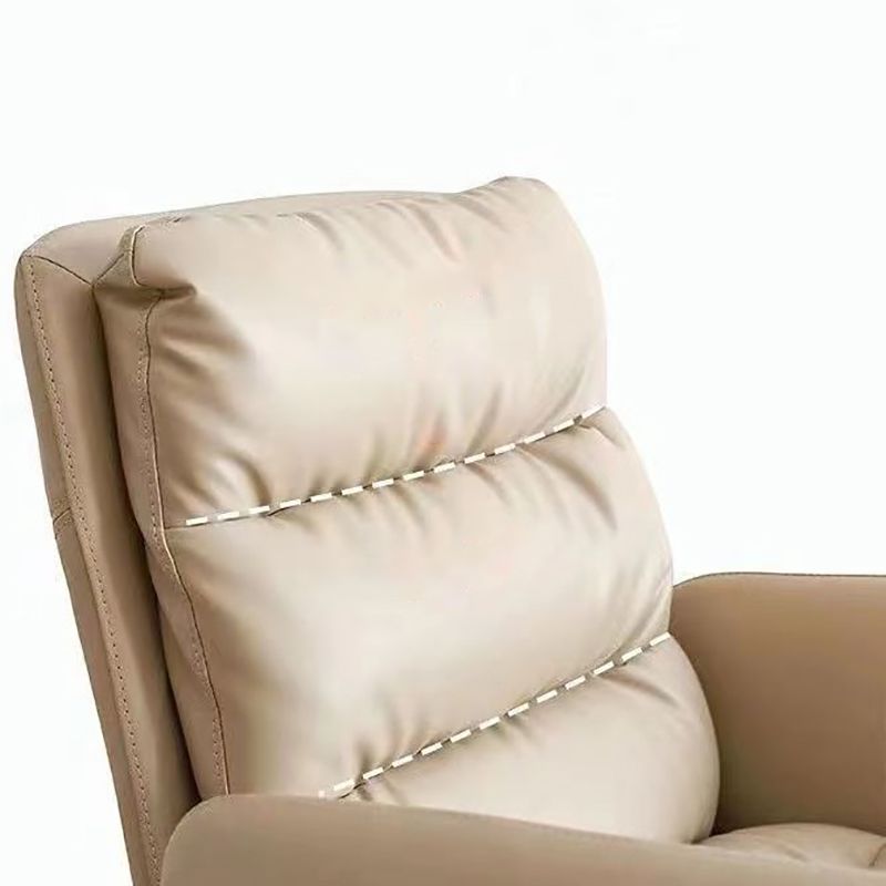 Moderne bureaustoel Zwart Nylon Frame Swivel Computer Desk stoel met gewatteerde armen