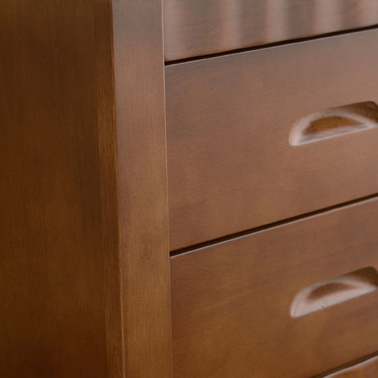 Cabinete contemporáneo de la mesita de noche de madera sólida con cajones