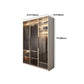 Modern Style Wardrobe White Color Wood Wardrobe Closet with Shelves Clearhalo 'Armoires & Wardrobes' 'armoires_wardrobes' 'Bedroom Furniture' 'furn' 'furn_armoires_wardrobes' 'Furniture' 1200x1200_f27a9ade-f58e-41bd-98bc-0d56957670ec