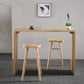 Full Natural Bar Table Set Contemporary 1/2/3 Pieces Rectangular Pub Table Set
