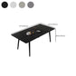 Modern Dinette Set with Solid Back Chairs 1/4/5/6/7 Pcs Stone Top Dining Table Set Clearhalo 'Dining Room Sets' 'Dining Tables & Seating' 'dining_room_set' 'furn' 'furn_dining_room_set' 'Furniture' 'Kitchen & Dining Furniture' 1200x1200_f286775a-f40a-4e91-b83b-ea1318daec6c