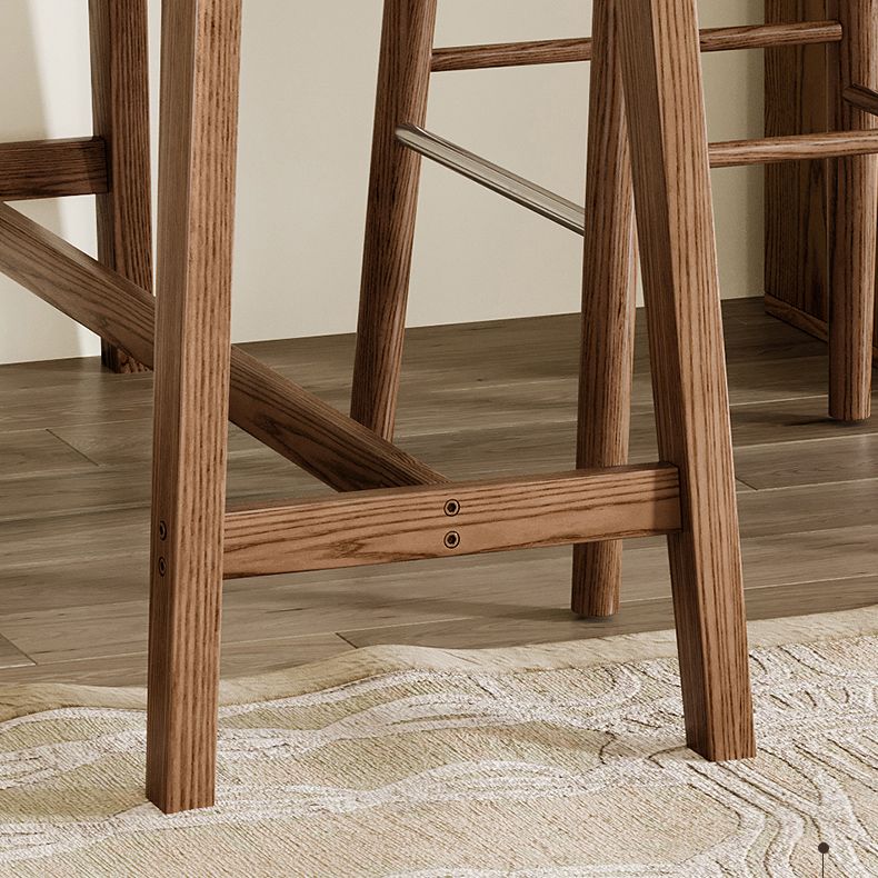 Table de pub rectangulaire de 1/3 pièces modernes ensemble de comptoirs en bois pour salle à manger