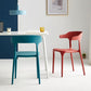 Plastic Modern Kitchen Side Chair 20'' Wide Matte Finish Arm Chair with 4 Legs Clearhalo ' kitchen&dining_furn' 'Dining Chairs' 'Dining Tables & Seating' 'dining_chair' 'Furniture' 'furniture_dining_chair' 'Kitchen & Dining Furniture' 'kitchen' 1200x1200_f289c4b0-212e-43a2-a2ed-3b4ad08eea79
