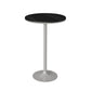 Modern Stone Round Top Bar Table Metal Base Pub Table for Restaurant Clearhalo 'Bar Furniture' 'Bar Tables' 'bar_tables' 'furn' 'furn_bar_tables' 'Furniture' 'furniture_bar_tables' 'Kitchen & Dining Furniture' 1200x1200_f289de8c-d6d7-4024-a6c8-a72639c2e60c