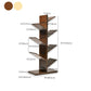 Scandinavian Open Storage Shelf BOUTKAARS met planken voor thuiskantoor