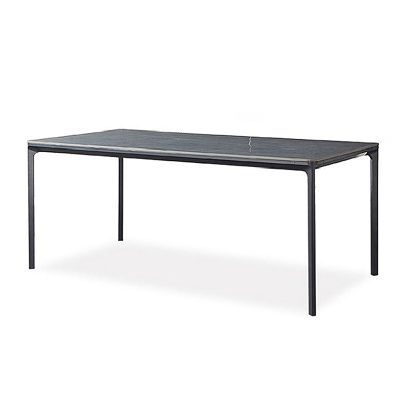 Rectangle Dining Table Sintered Stone Table Industrial Style with 4 Legs Clearhalo ' dining_table' 'Dining Tables & Seating' 'Dining Tables' 'furn' 'furn_dining_table' 'Furniture' 'furniture_dining_table' 'Kitchen & Dining Furniture' 'kitchen&dining_furn' 'kitchen' 'kitchen_dining_table' 1200x1200_f2912945-69ee-4fbd-a5ea-c283d2d257e0