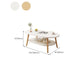 Table basse à quatre pieds en bois artificiel ou table d'appoint avec étagère