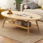 Contemporary Coffee Table Folding Wooden Coffee Cocktail Table