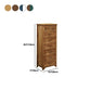 Coffre de rangement vertical en bois massif vintage de 14 po de largeur avec tiroirs