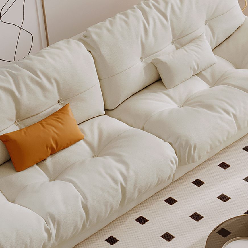 Sedute scandinaviane in tessuto trapuntato in trapuntato a bracciale di divano standard del soggiorno