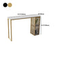 Ensemble de table de bar en pierre glamour 1/3 pièces Rectangle Counter Table Set pour intérieur