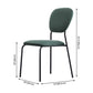 Open Back Armless Dining Chairs Upholstered Side Chairs with Metal Legs Clearhalo ' kitchen&dining_furn' 'Dining Chairs' 'Dining Tables & Seating' 'dining_chair' 'furn' 'furn_dining_chair' 'Furniture' 'furniture_dining_chair' 'Kitchen & Dining Furniture' 'kitchen' 1200x1200_f29e8c00-ec00-4596-82cd-438963b69065