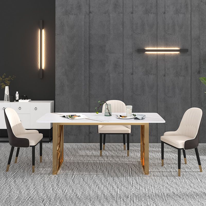 1/2/4/5/7 Pieces Dinette Set Modern Sintered Stone Dining Table Set with Chairs Clearhalo 'Dining Room Sets' 'Dining Tables & Seating' 'dining_room_set' 'furn' 'furn_dining_room_set' 'Furniture' 'furniture_dining_room_set' 'Kitchen & Dining Furniture' 'kitchen&dining_furn' 'kitchen' 1200x1200_f2a4bf4d-ccd6-4eb4-92c0-33fdc7146424