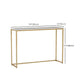 Console alta 31,5 pollici Tabella 1 tavolo accento glam-scaffale per Hall