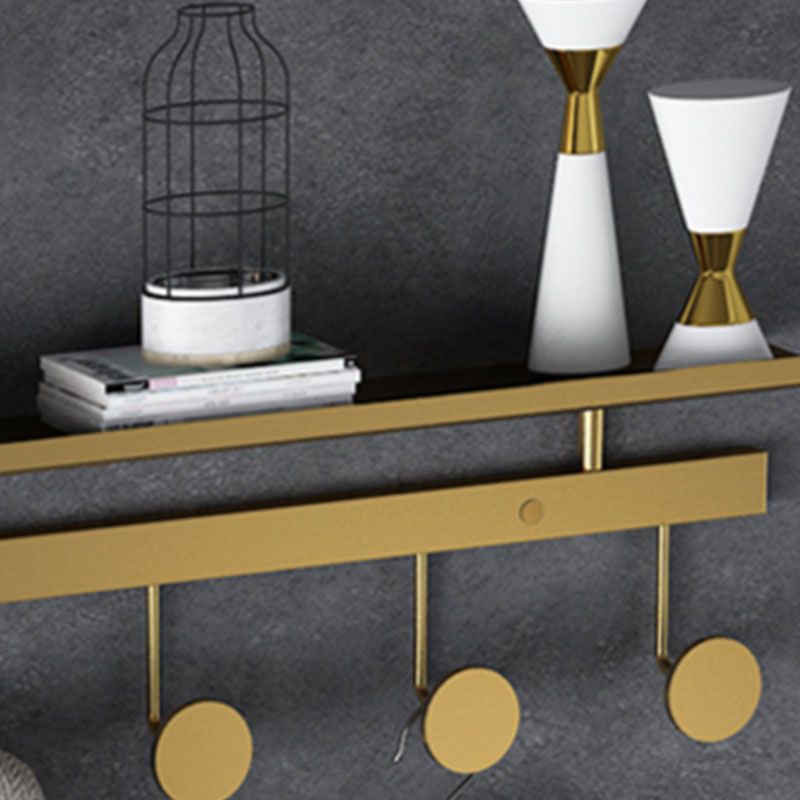 Moderne metalen ingangskit Wall gemonteerde jashanger met haken