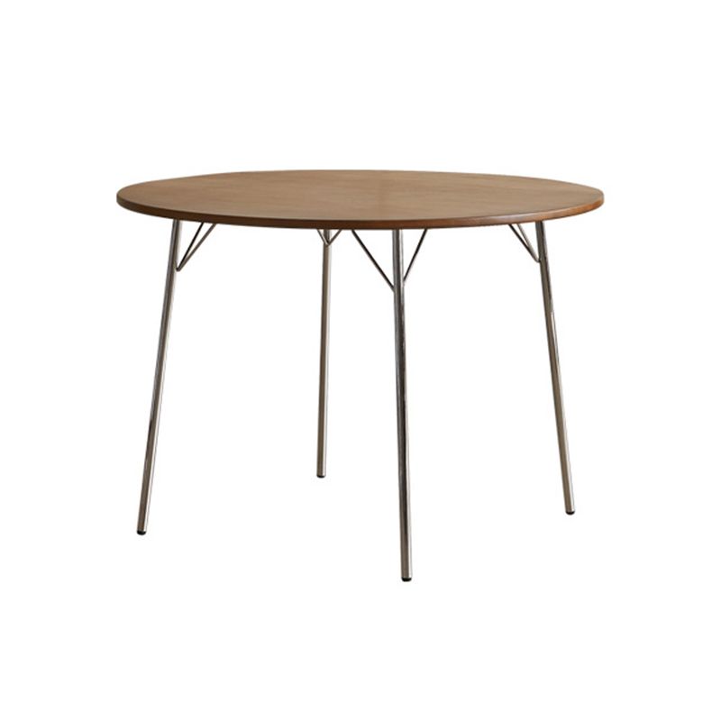 Juego de mesa de comedor moderno de madera de cereza 1/2/4 piezas de comedor marrón set