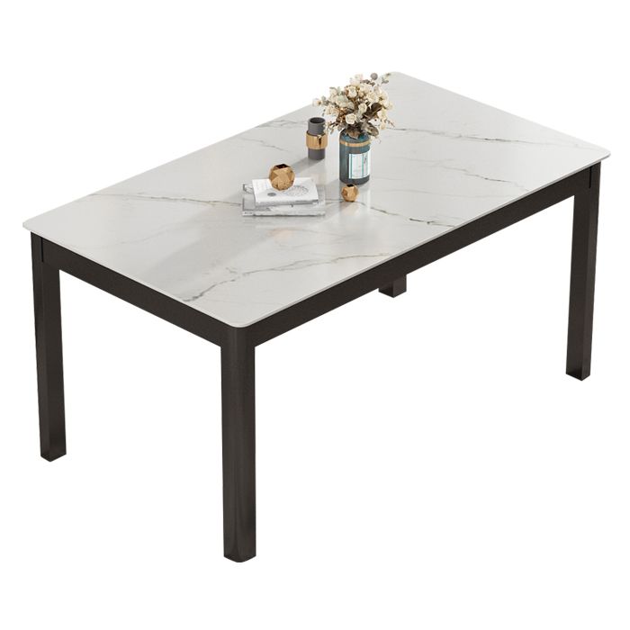 Modern Sintered Stone Dinette Set with Rectangle Table Dining Room Furniture for Dining Room Clearhalo 'Dining Room Sets' 'Dining Tables & Seating' 'dining_room_set' 'furn' 'furn_dining_room_set' 'Furniture' 'furniture_dining_room_set' 'Kitchen & Dining Furniture' 'kitchen&dining_furn' 'kitchen' 1200x1200_f2ab7aa7-ad74-4a97-bf21-44cc88f1a0f6